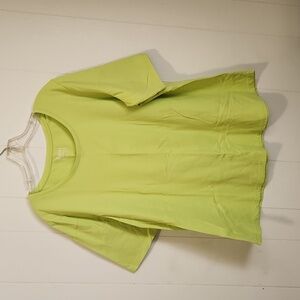 Women's Lime Green Short Sleeve Tee